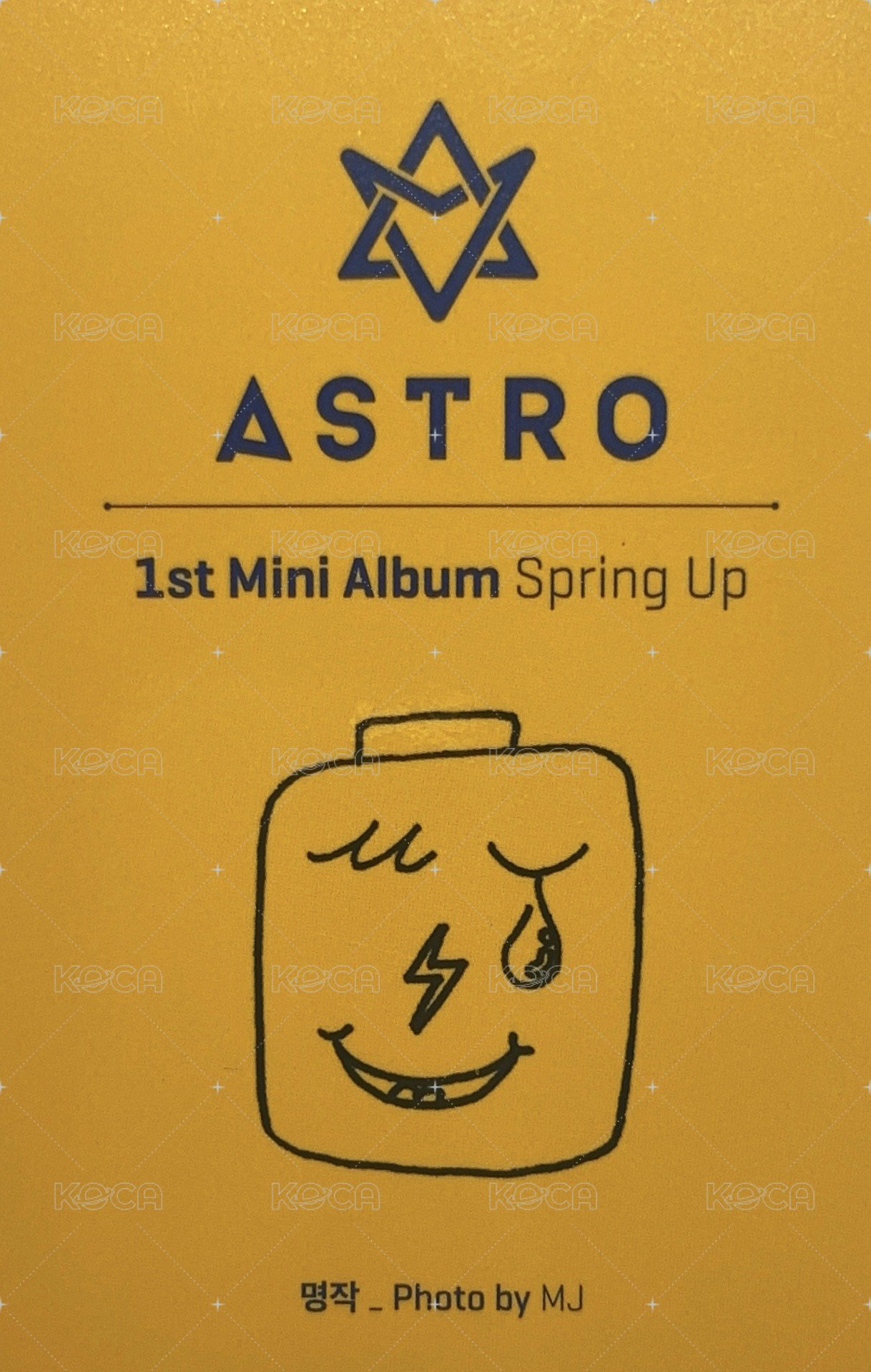 春專 專輯卡  背面