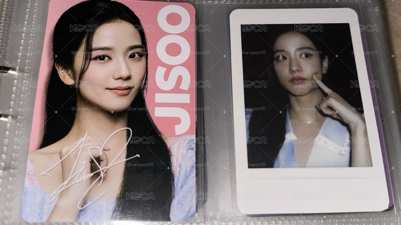 Jisoo小卡兩張