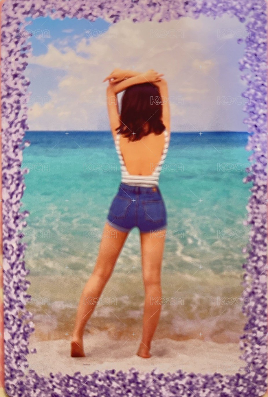 Summer Nights 專輯卡 預購禮 背面