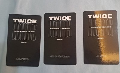 TWICELIGHTS演唱會DVD小卡