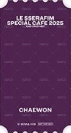 25’CAFE 滿額卡 票根 背面