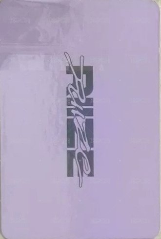 正規一 QQ音樂 特典卡  背面