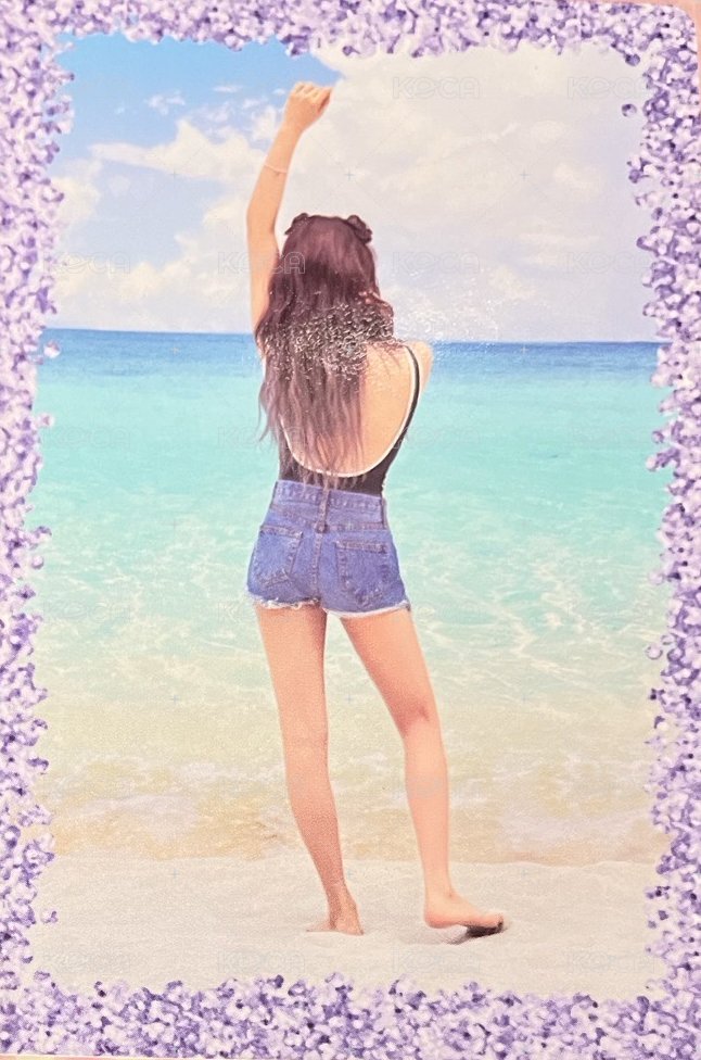 Summer Nights 專輯卡 預購禮 背面