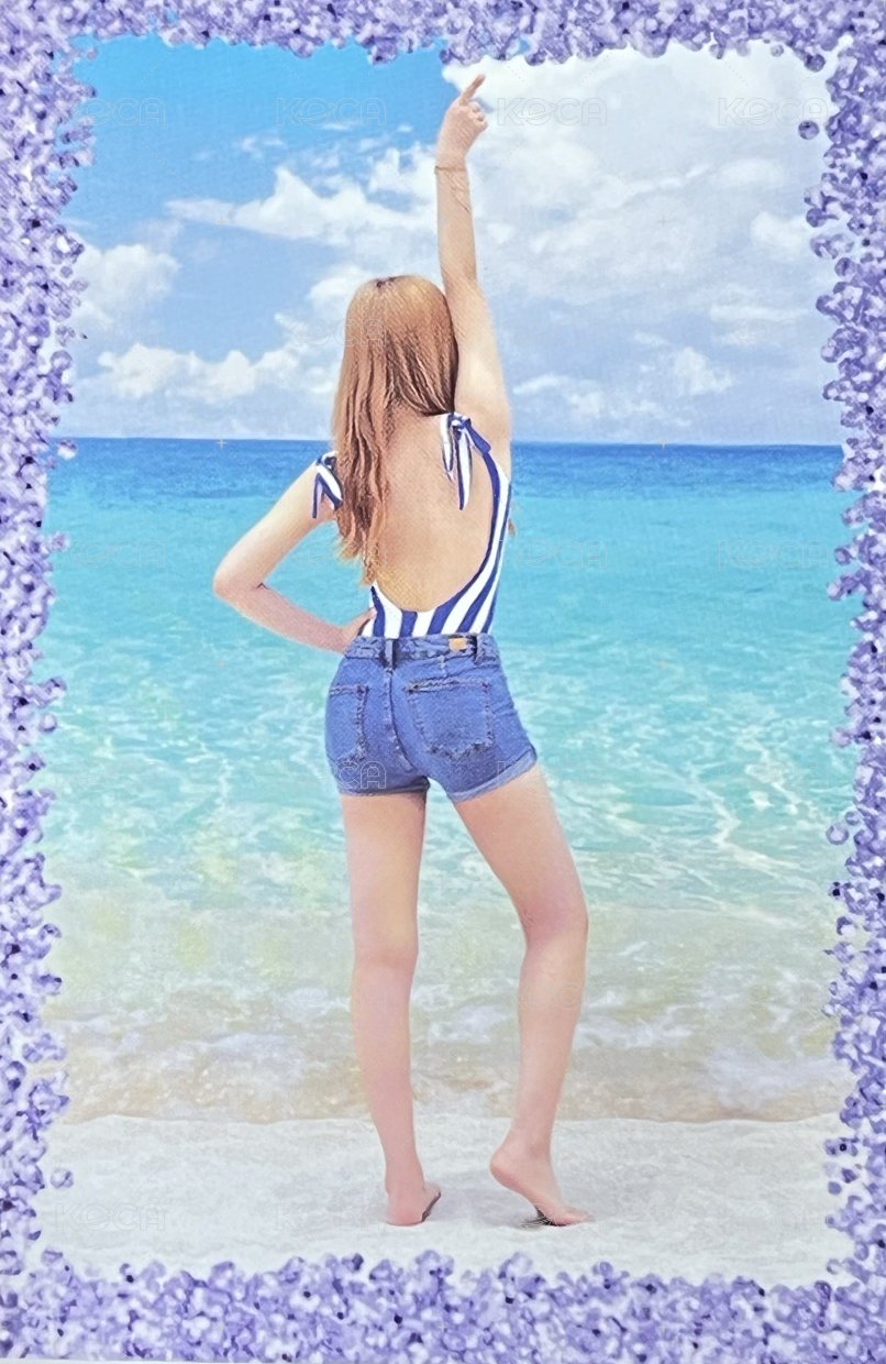 Summer Nights 專輯卡 預購禮 背面