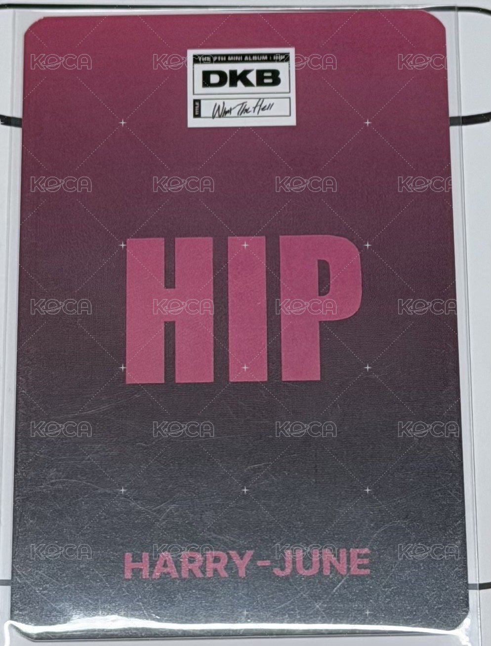 迷你七 ALLMD 簽售卡  背面