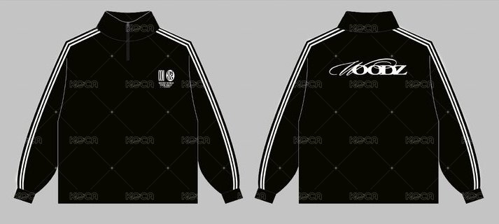 2023 World Tour [OO-LI] FINALE 周邊卡 MD HALF ZIP-UP SWEAT SHIRT  背面