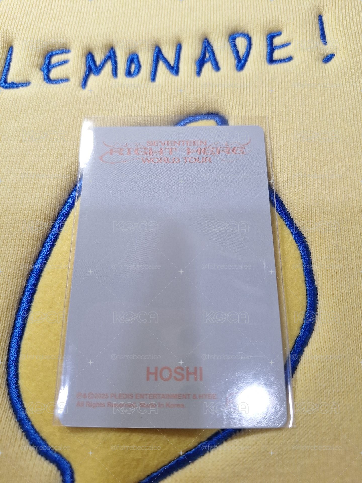 right here world tour HOSHI 榮
