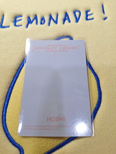 right here world tour HOSHI 榮