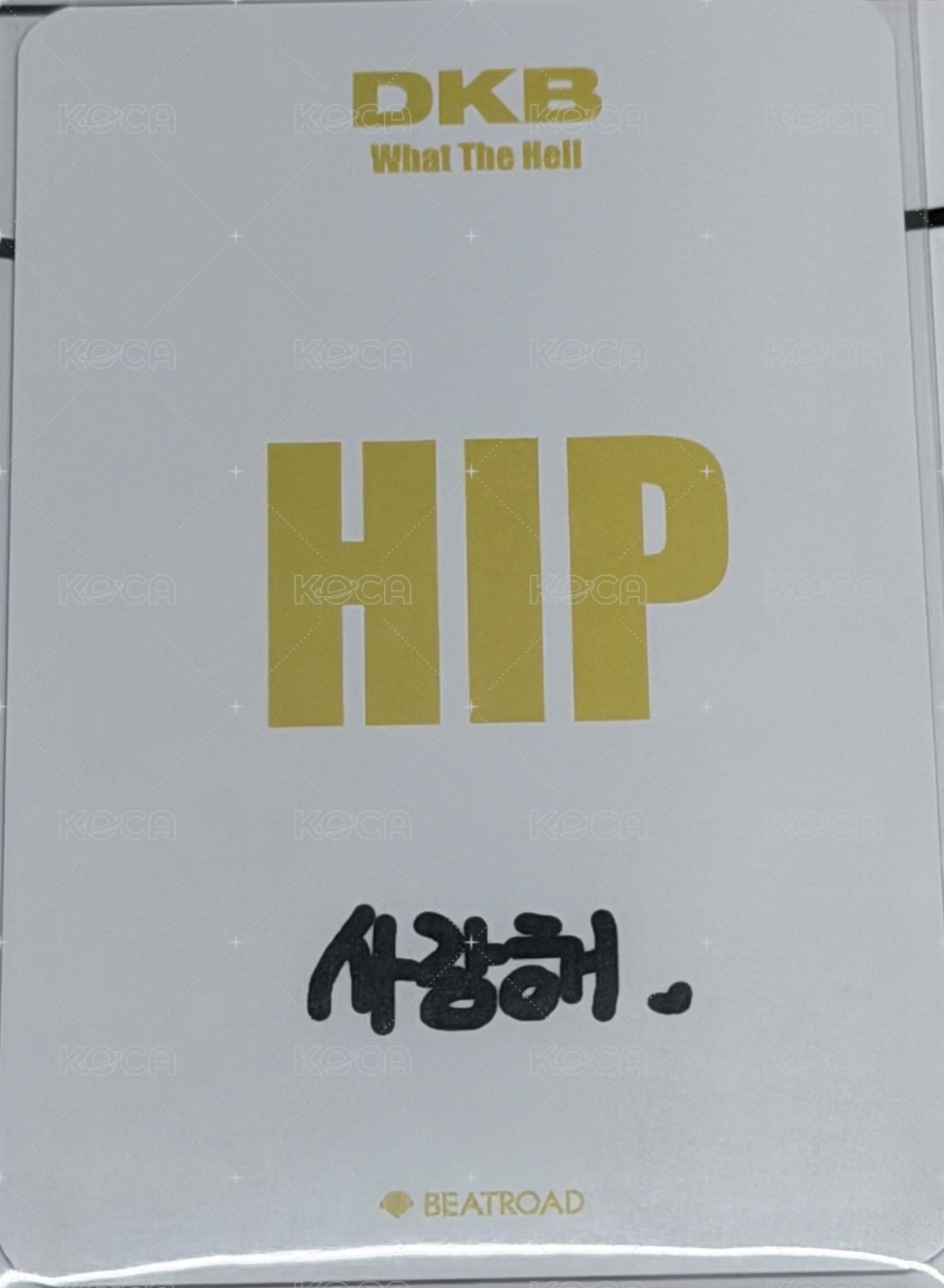 迷你七 br 簽售卡  背面