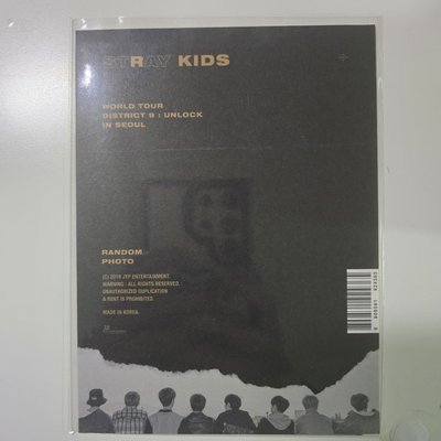 Stray Kids 首場世巡 District 9 : Unlock官方隨機卡🐥Felix 菲菲