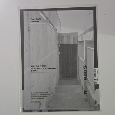 Stray Kids 首場世巡 District 9 : Unlock官方隨機卡🐥Felix 菲菲