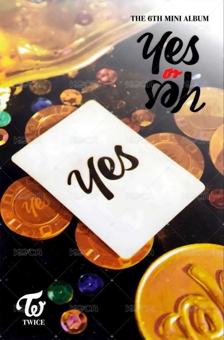 YES or YES 專輯卡 預購禮 背面