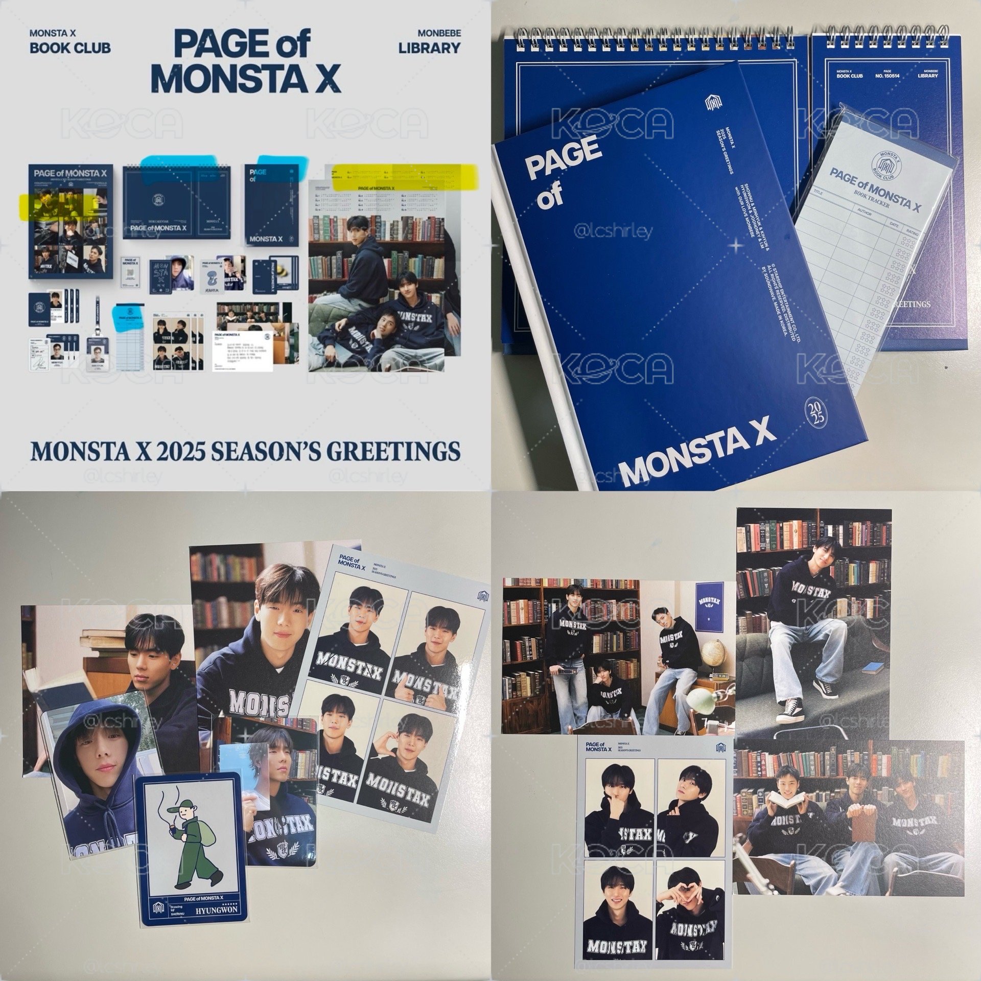 MONSTA X 2025 Season’s Greetings 年曆不完全拆售