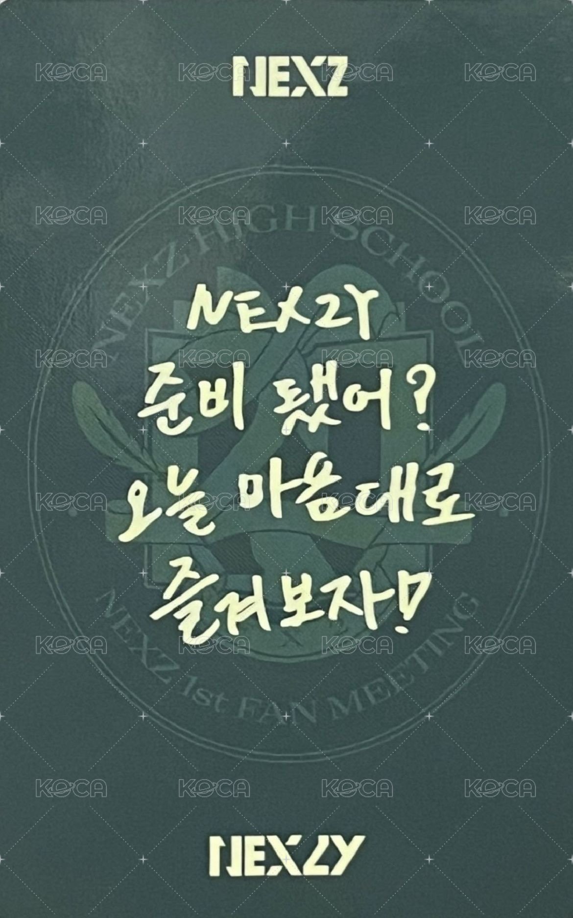 一期飯咪 晚場 入場卡 / 場限卡  背面