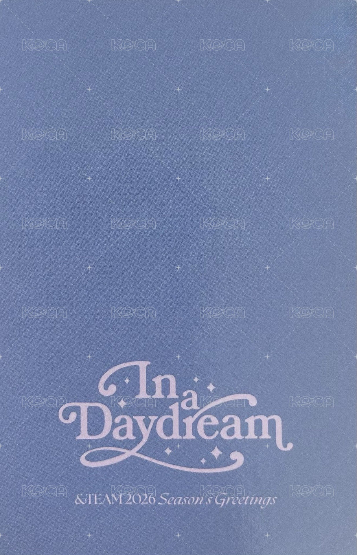 2026年曆快閃 相框磁鐵 周邊卡  背面