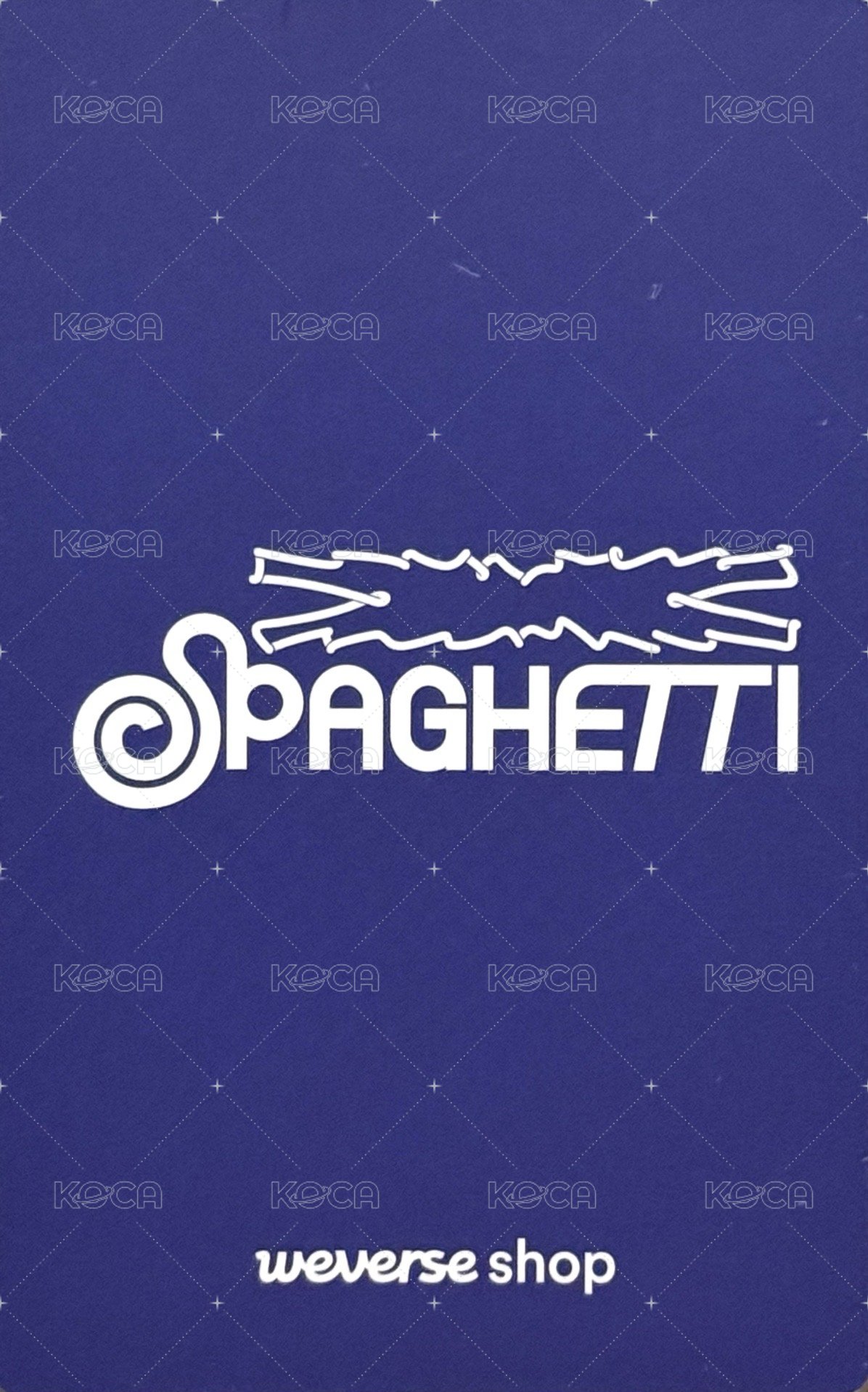 SPAGHETTI wvs AAA 2025 特典卡 PB ver. 背面