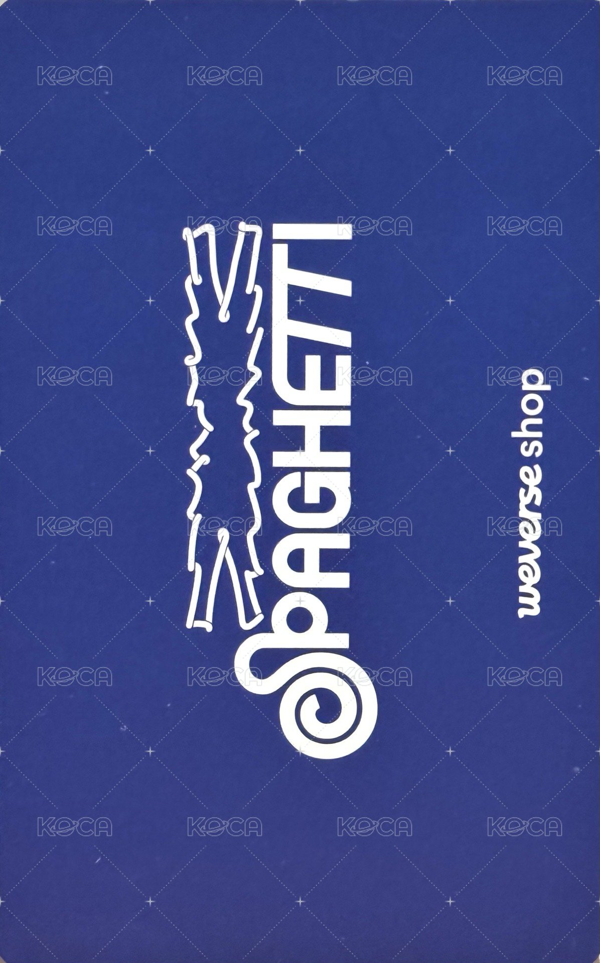 SPAGHETTI wvs AAA 2025 特典卡 ver.單封 團卡 背面