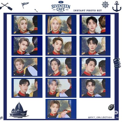 Seventeen cafe in Seoul 鐵盒卡