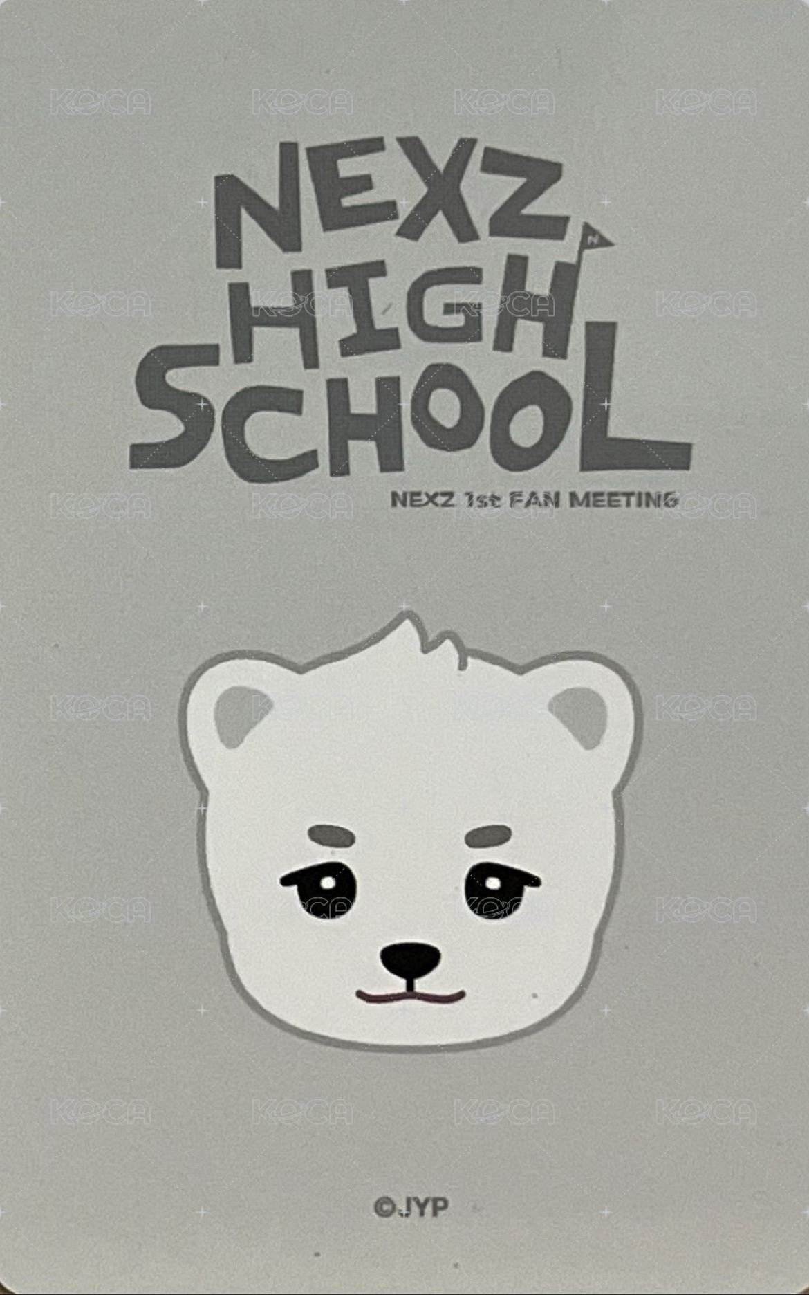 一期飯咪 卡套 周邊卡  背面