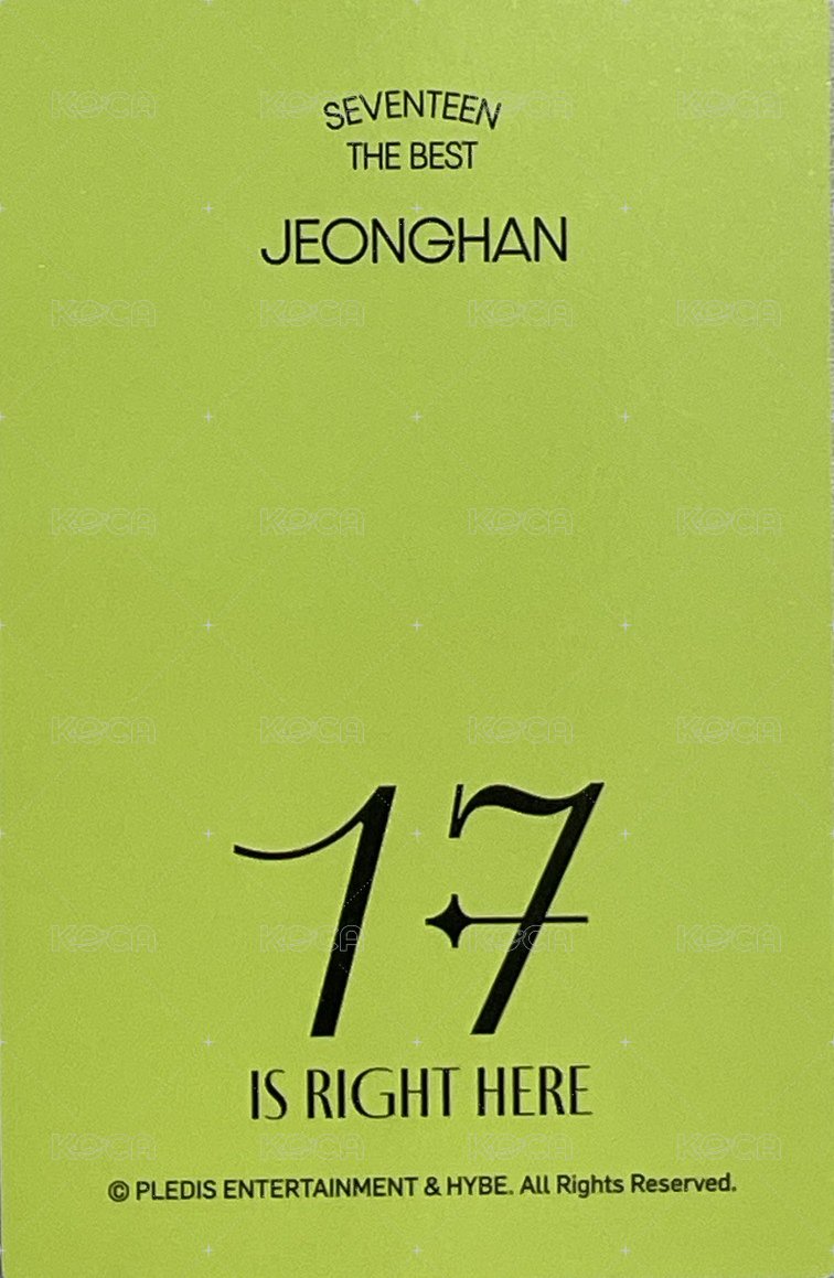 精選專 周邊卡 鐵盒卡 HERE Ver. 背面