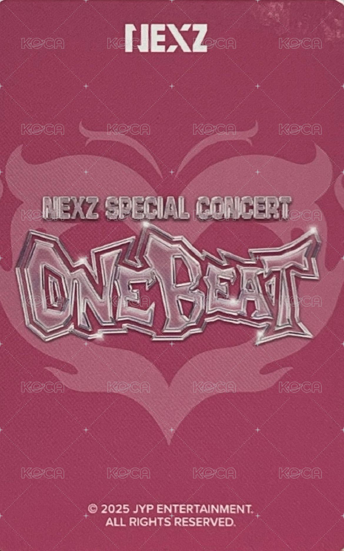 特別控 Day1 入場卡 / 場限卡  背面