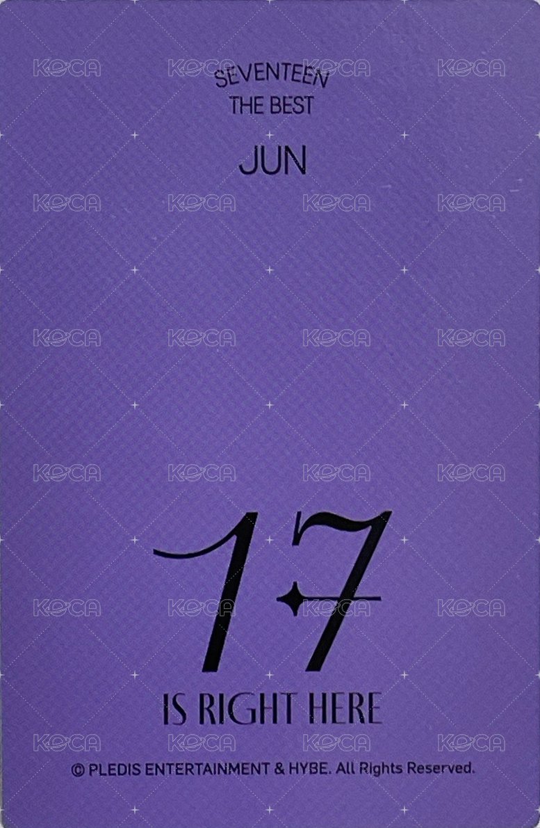 精選專 周邊卡 鐵盒卡 HERE Ver. 背面