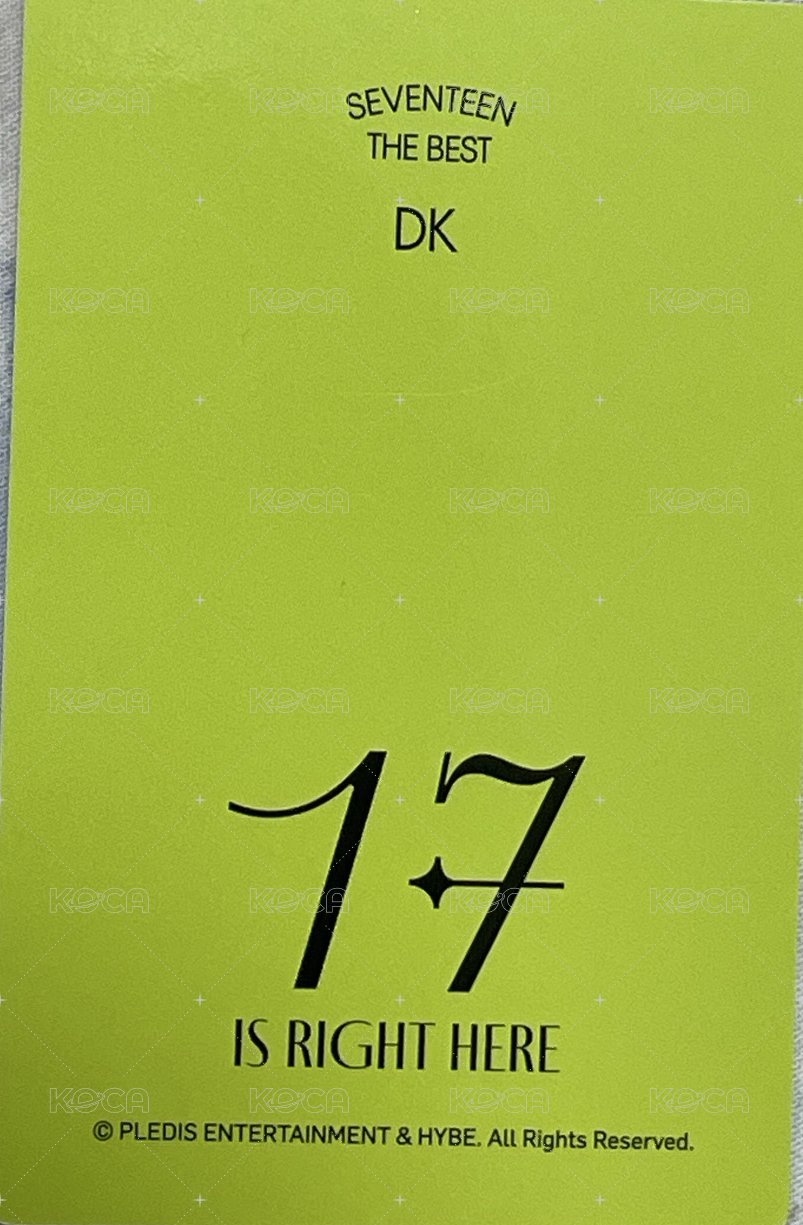 精選專 周邊卡 鐵盒卡 HERE Ver. 背面