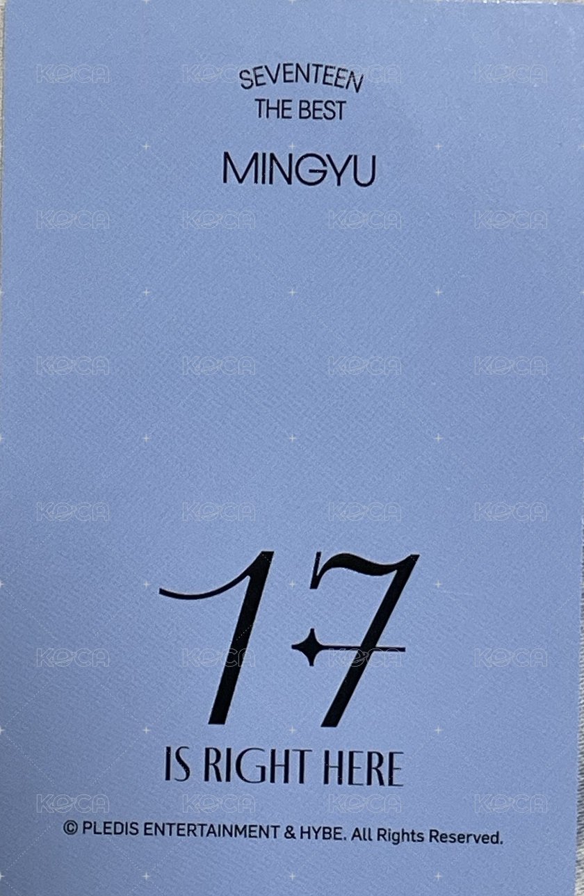 精選專 周邊卡 鐵盒卡 HERE Ver. 背面