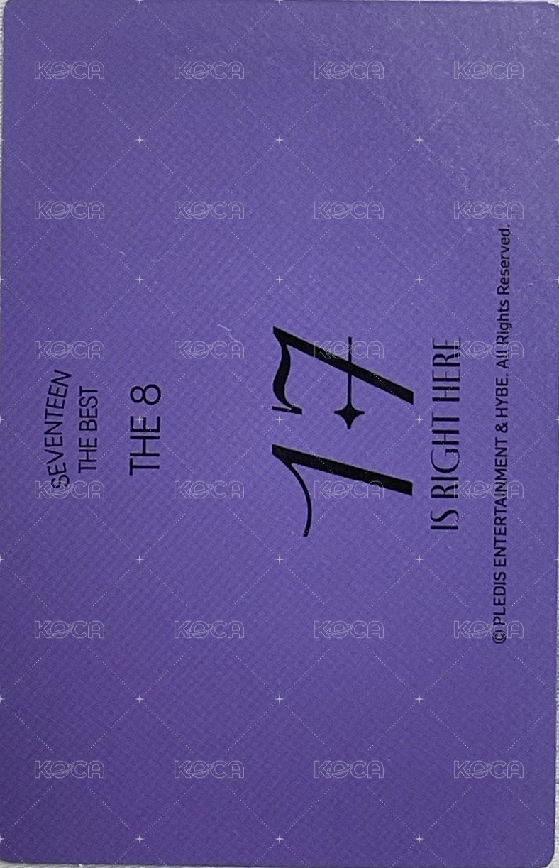 精選專 周邊卡 鐵盒卡 HERE Ver. 背面