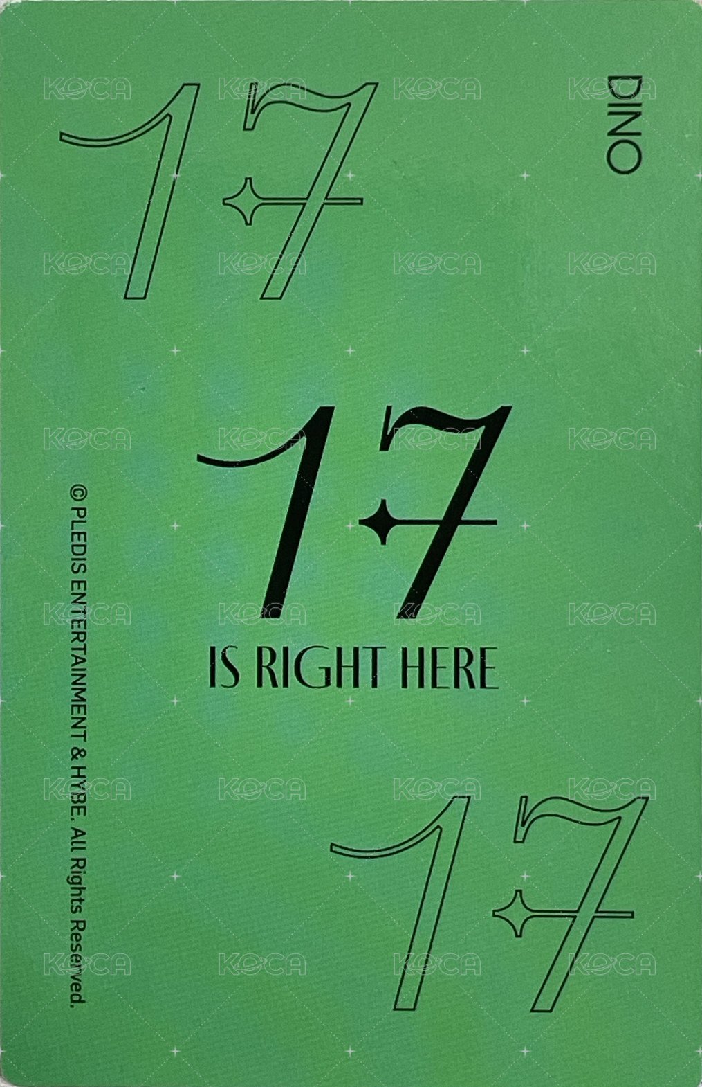 精選專 周邊卡 鐵盒卡 HEAR Ver. 背面