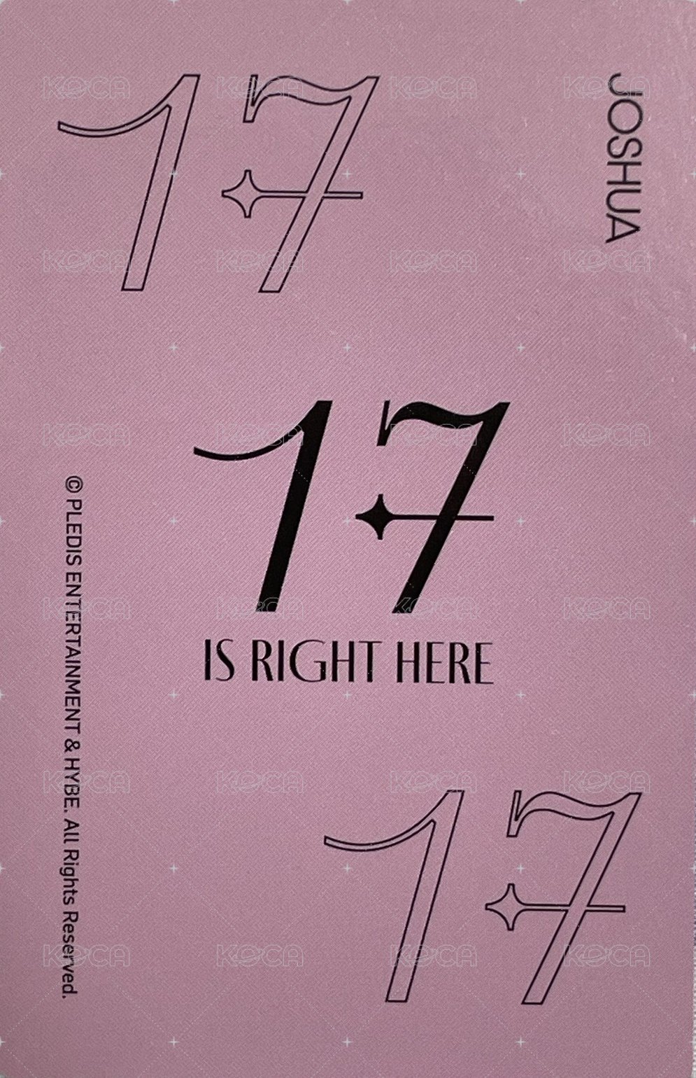 精選專 周邊卡 鐵盒卡 HEAR Ver. 背面