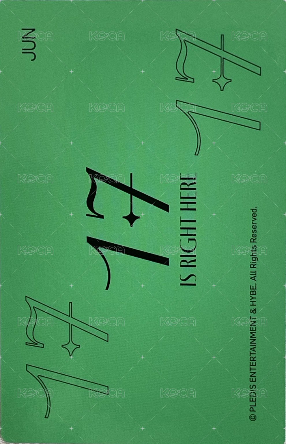 精選專 周邊卡 鐵盒卡 HEAR Ver. 背面