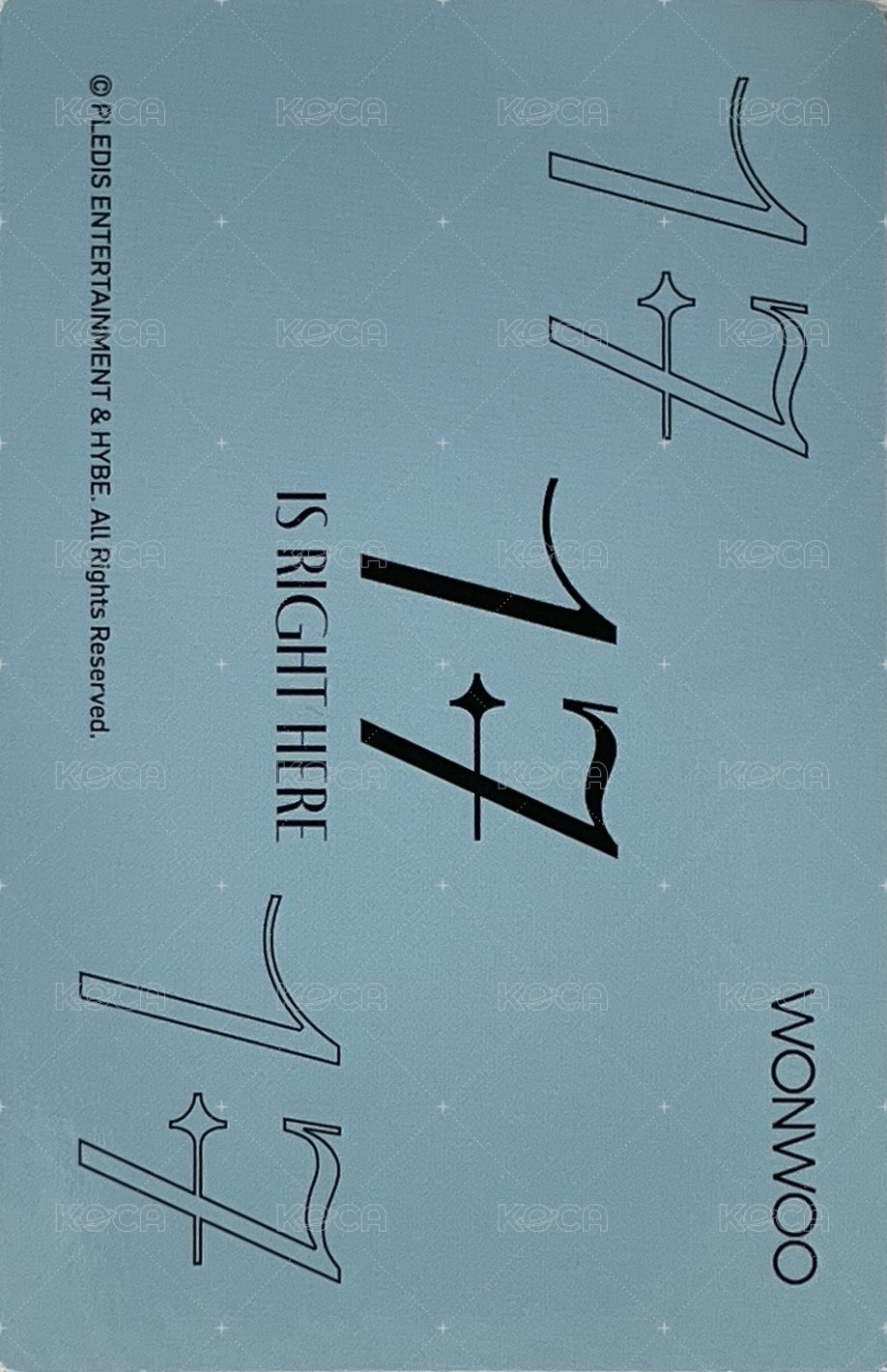 精選專 周邊卡 鐵盒卡 HEAR Ver. 背面