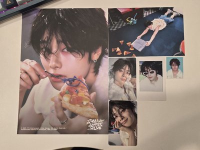 2026 年曆 燦彬辰菲玟寅 set