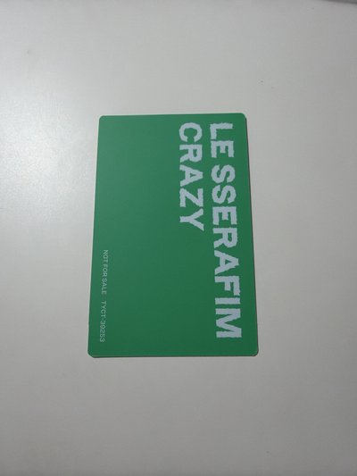 LE SSERAFIM CRAZY初回限定雙人卡！