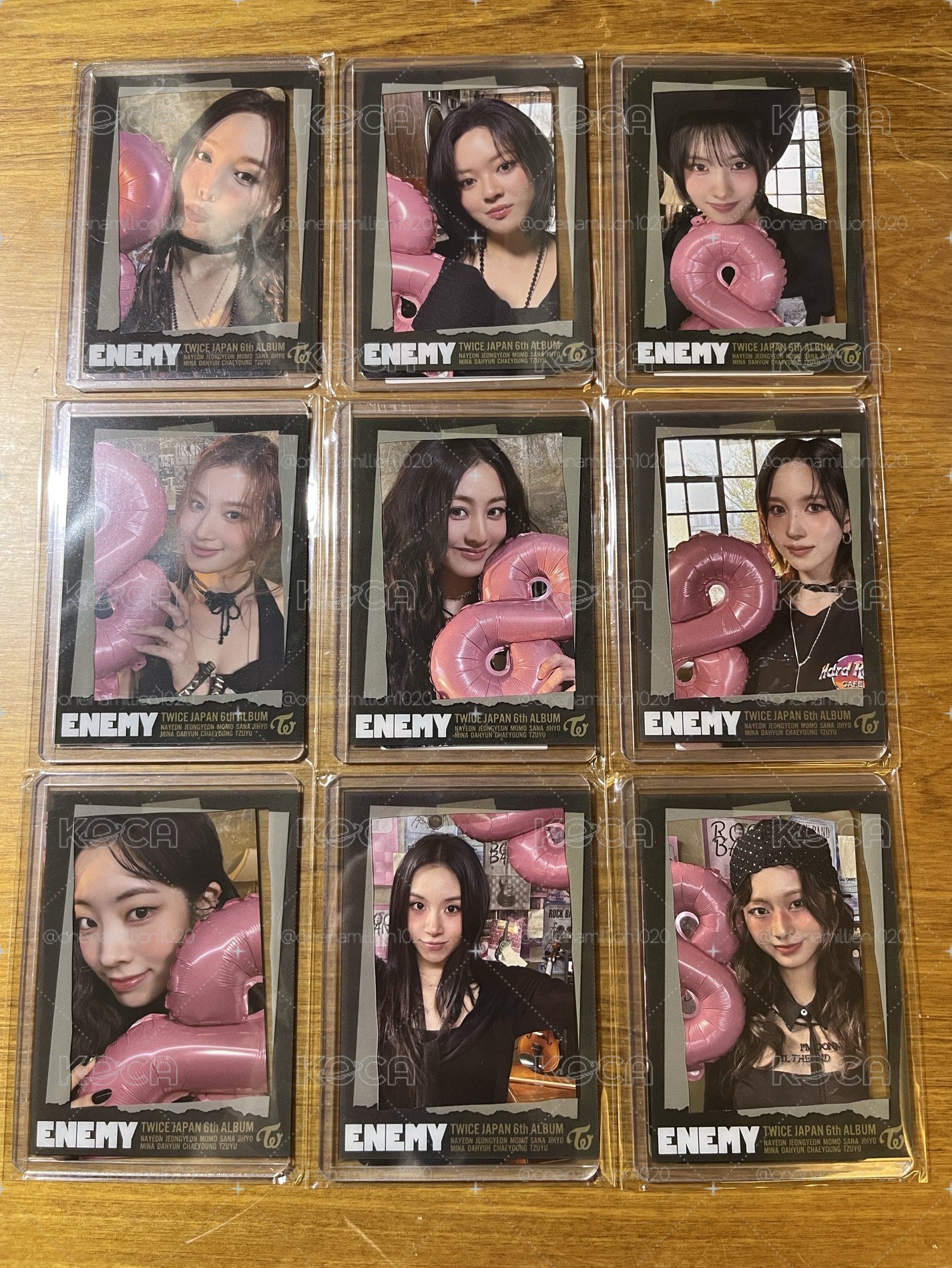 ENEMY JYP JAPAN 特典一套
