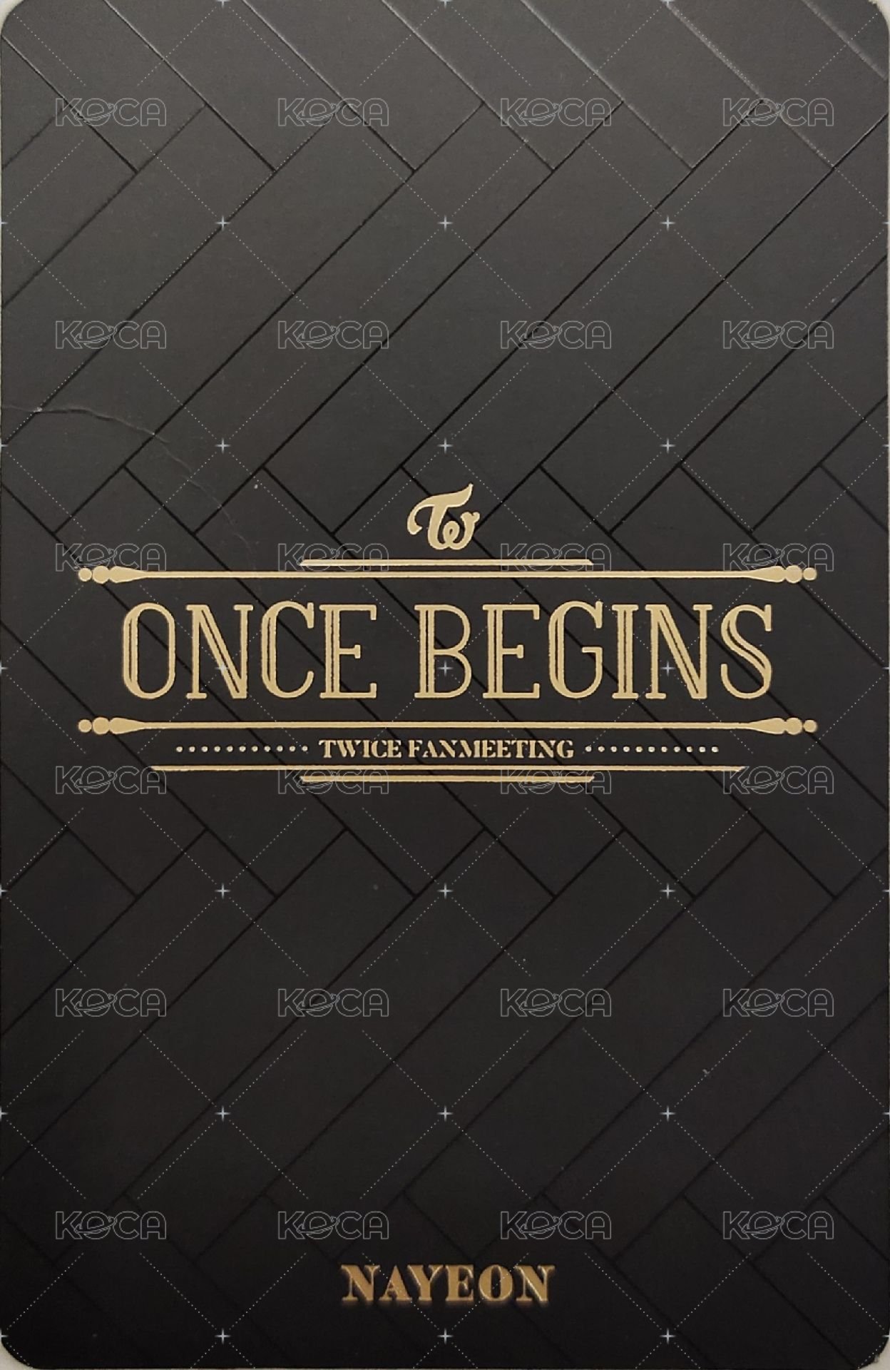 2017 FM 入場卡 / 場限卡  背面