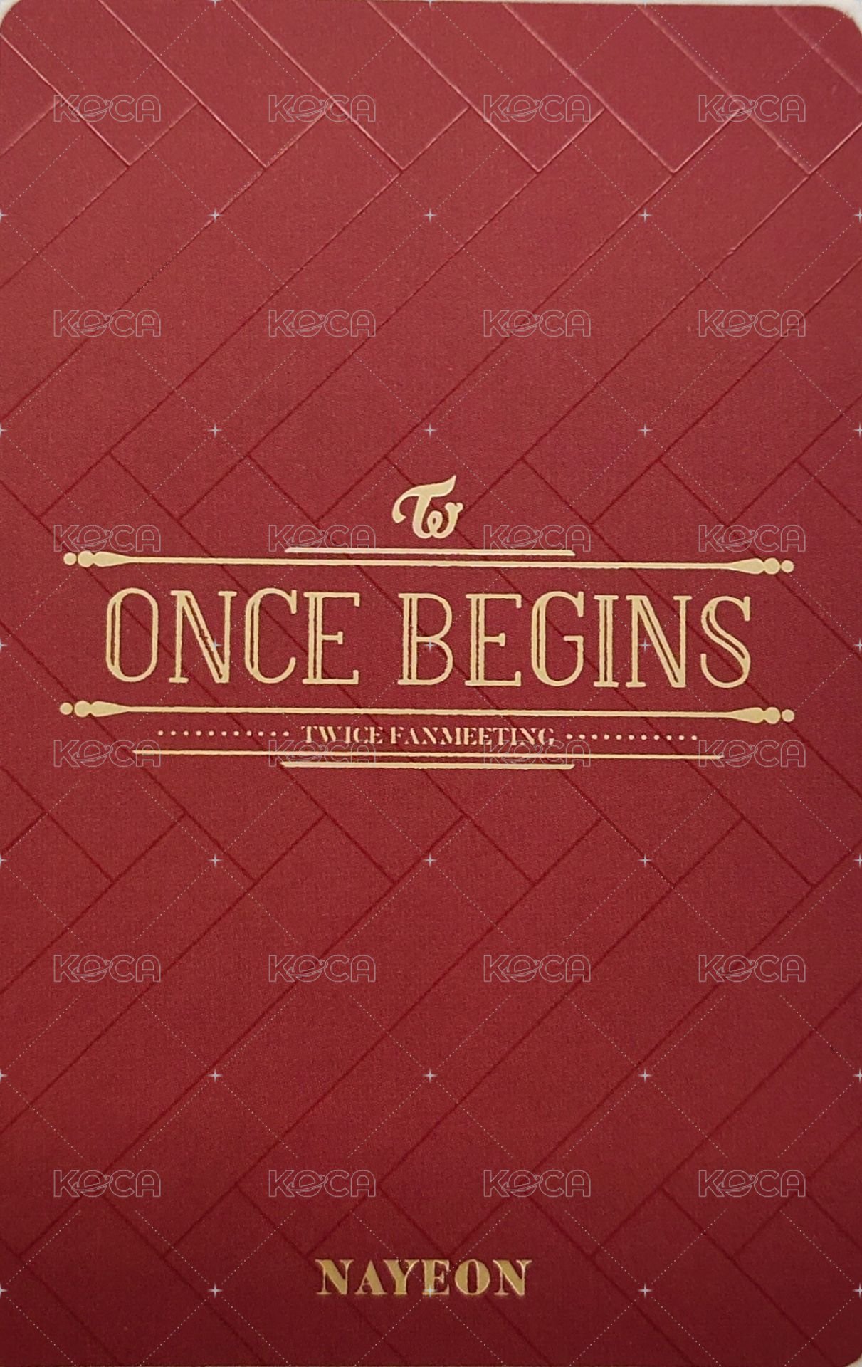 2017 FM 入場卡 / 場限卡  背面