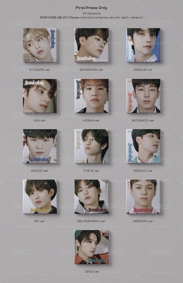 SEVENTEEN 特二單封寫真