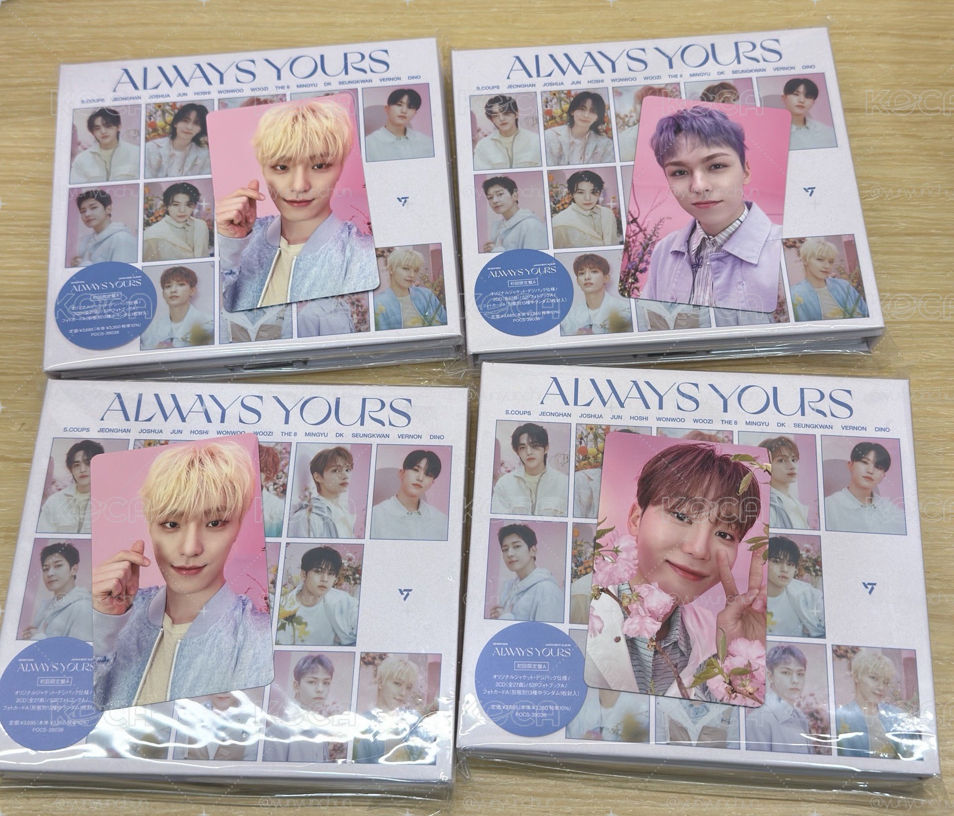 SEVENTEEN 日專Always Yours A盤單卡沒有專-寛率燦