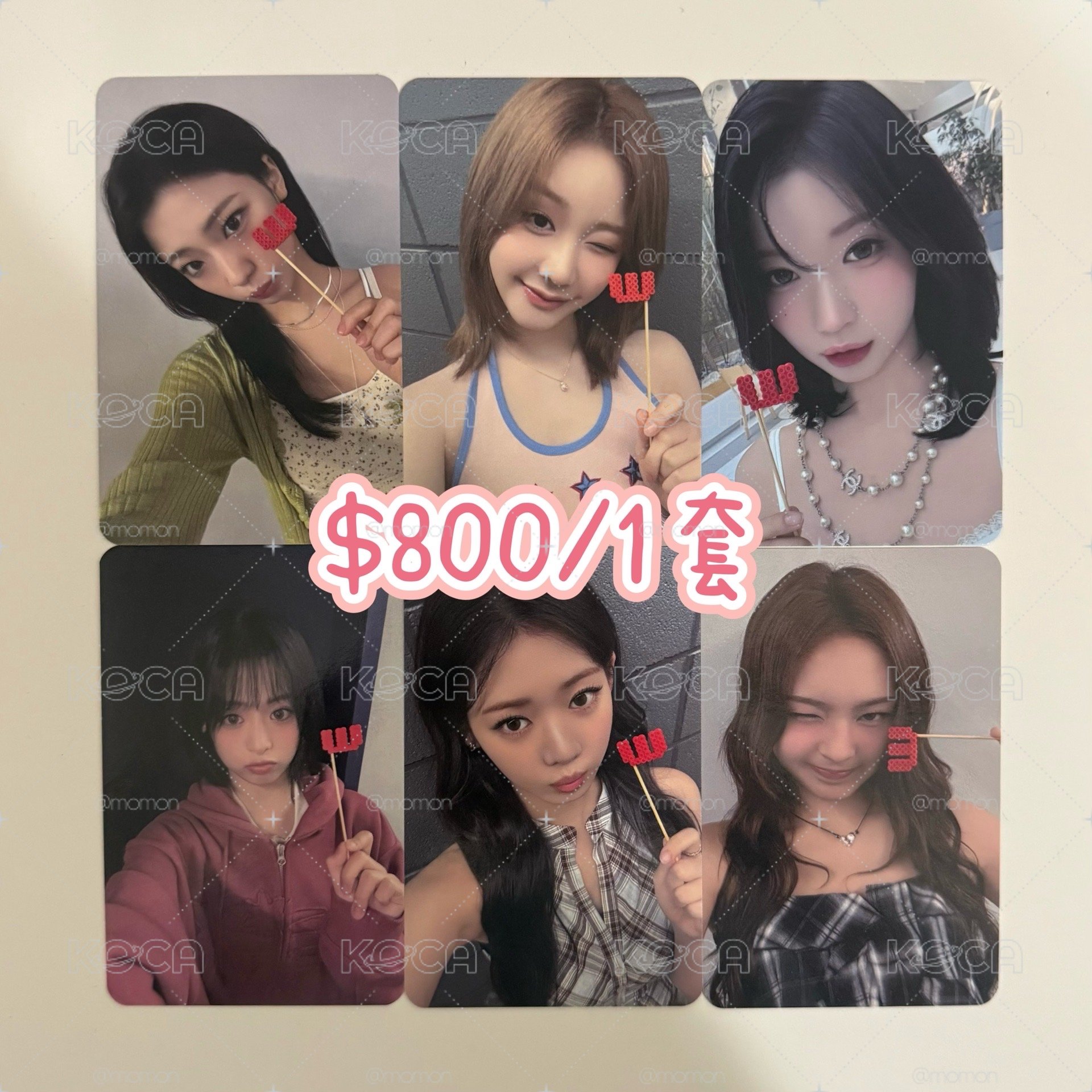 [WE GO UP] 韓國快閃店 W、E 字母小卡