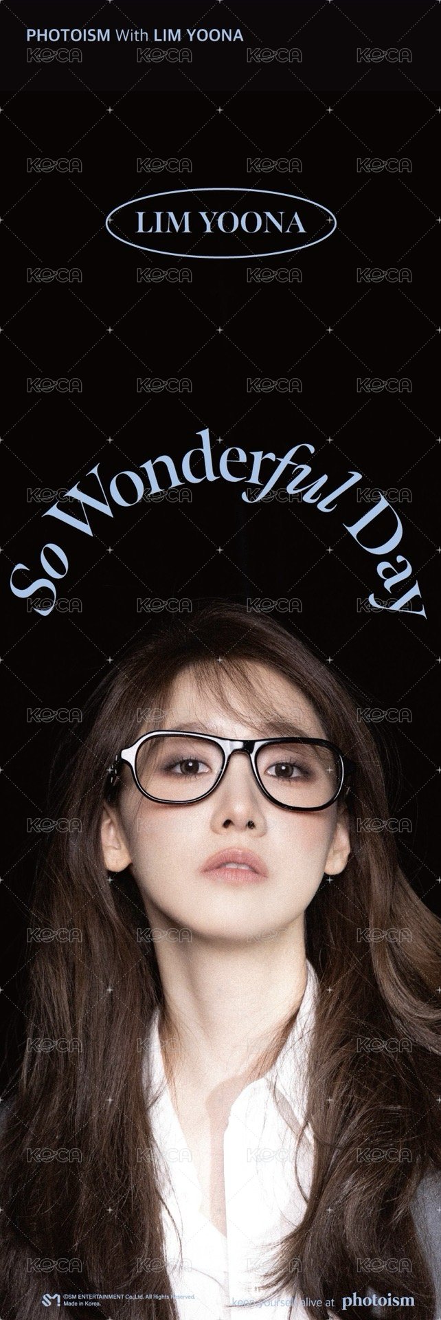 PHOTOISM X YOONA 人生四格卡  背面