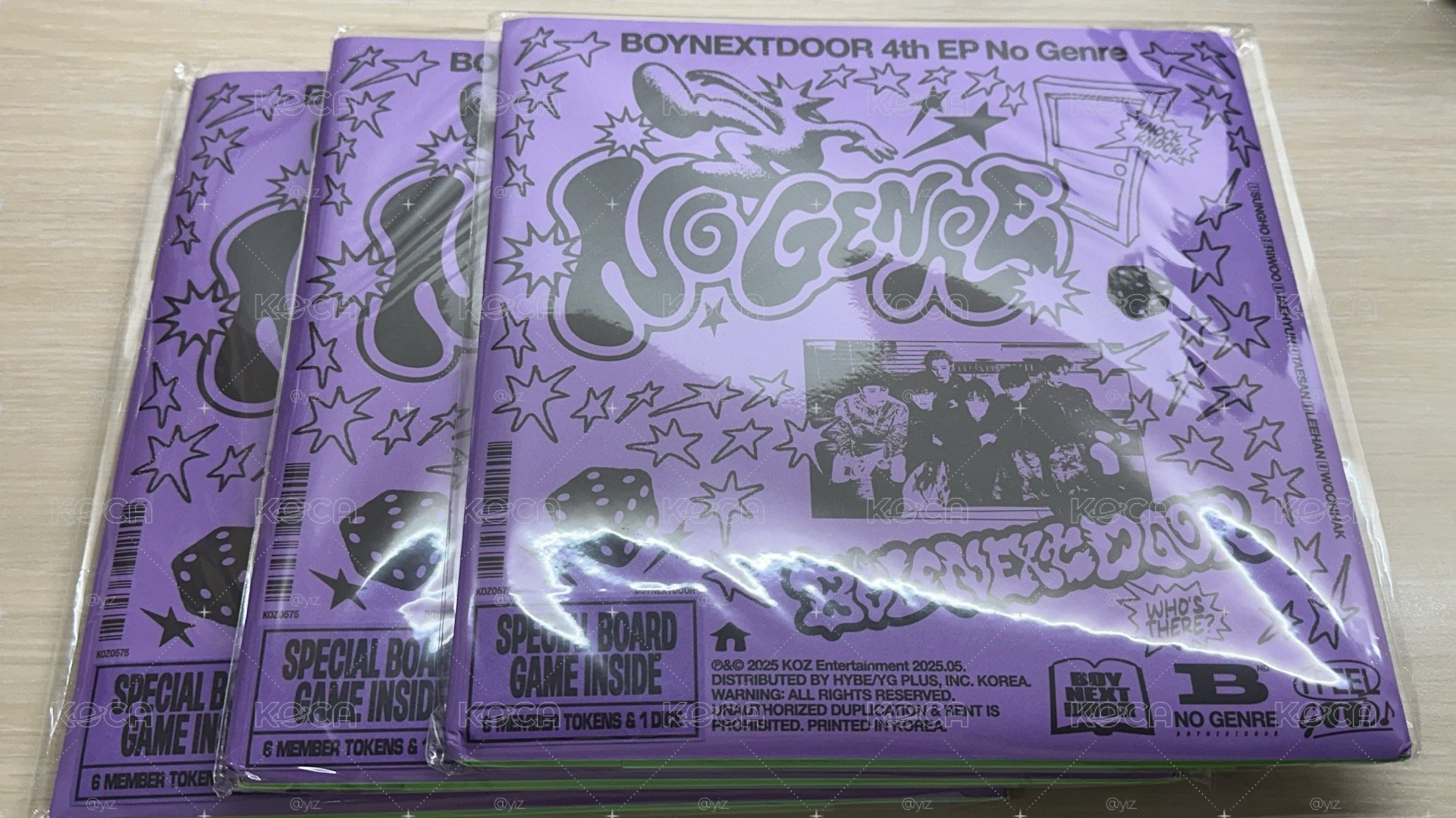代友售 BOYNEXTDOOR No genre 單封未拆