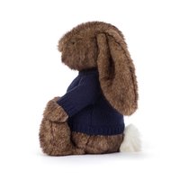 Hoppleston Luxe Bunny Personalised Navy Jumper
