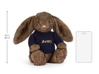 Hoppleston Luxe Bunny Personalised Navy Jumper
