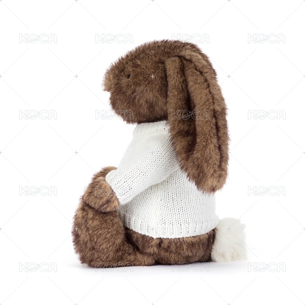 Hoppleston Luxe Bunny Personalised Cream Jumper