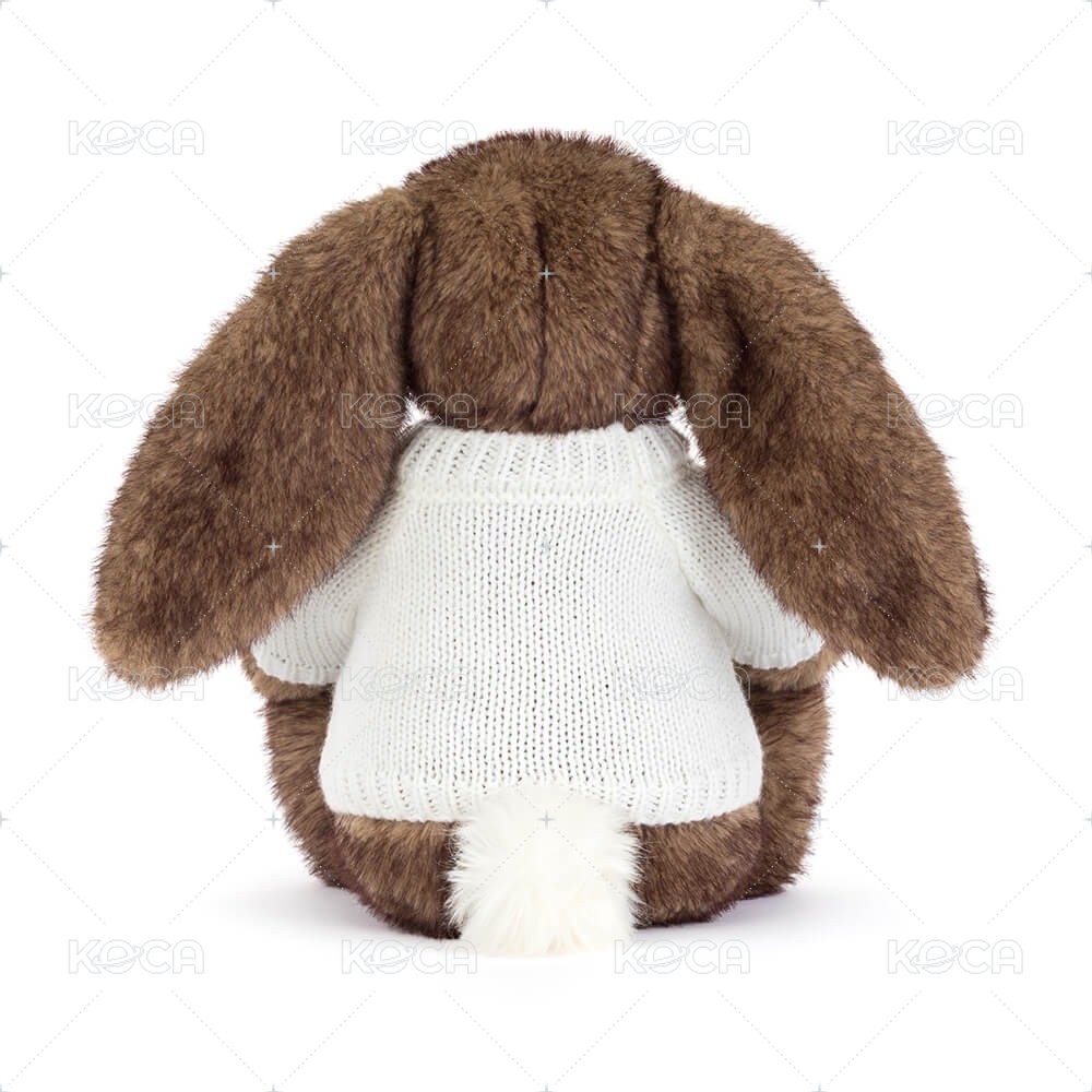Hoppleston Luxe Bunny Personalised Cream Jumper