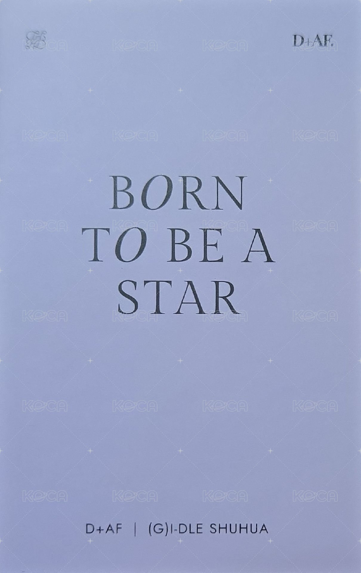 D+AF 代言卡  背面