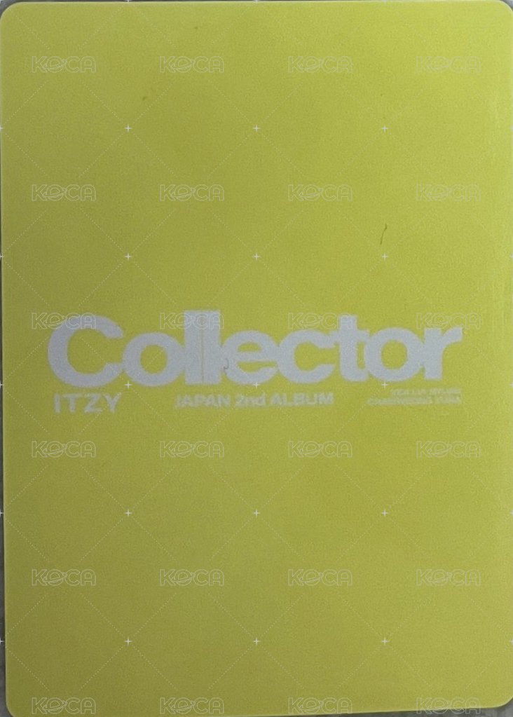 Collector JYP JAPAN 4th fm DAY3 線下 幸運卡  背面
