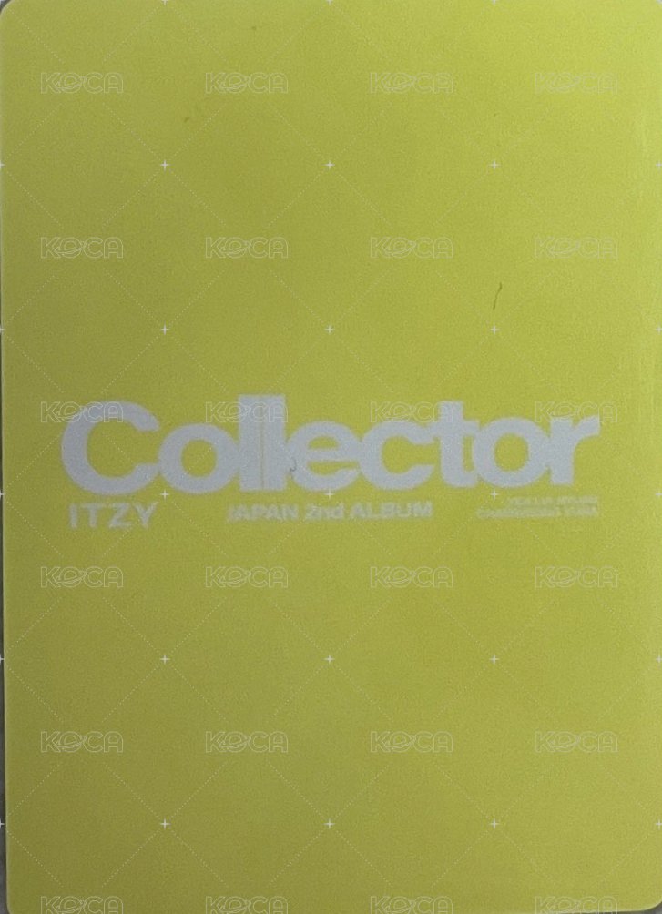 Collector JYP JAPAN 4th fm DAY3 線下 幸運卡  背面